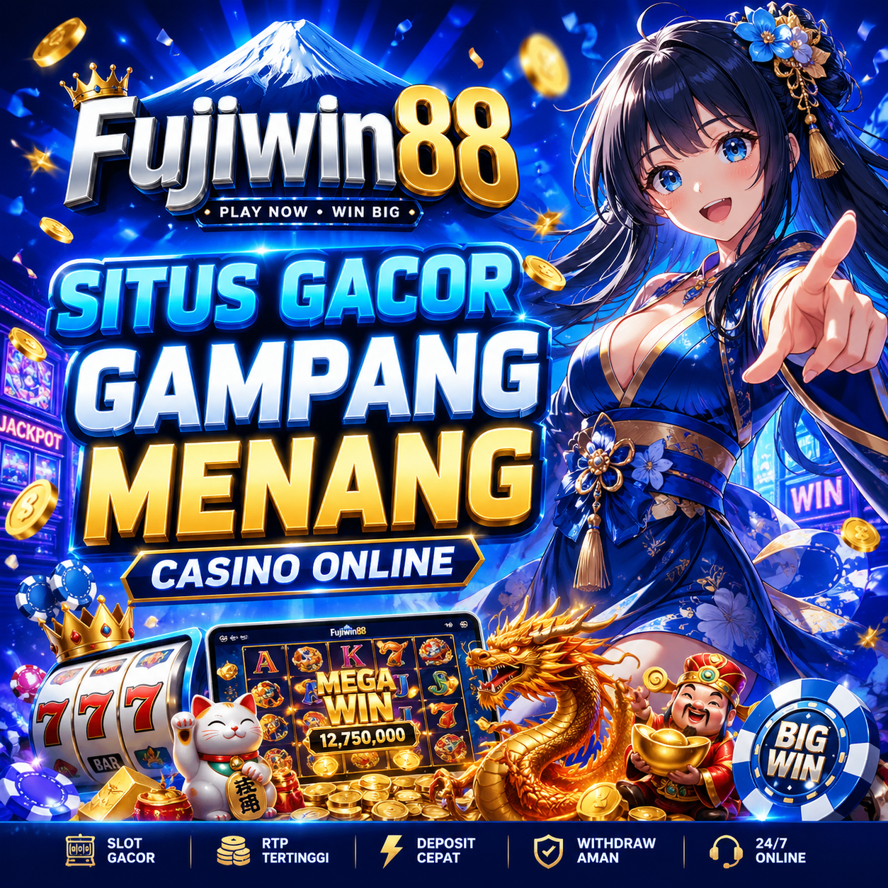 Tips Aman Bermain Casino Online Tanpa Rugi Besar Fujiwin88